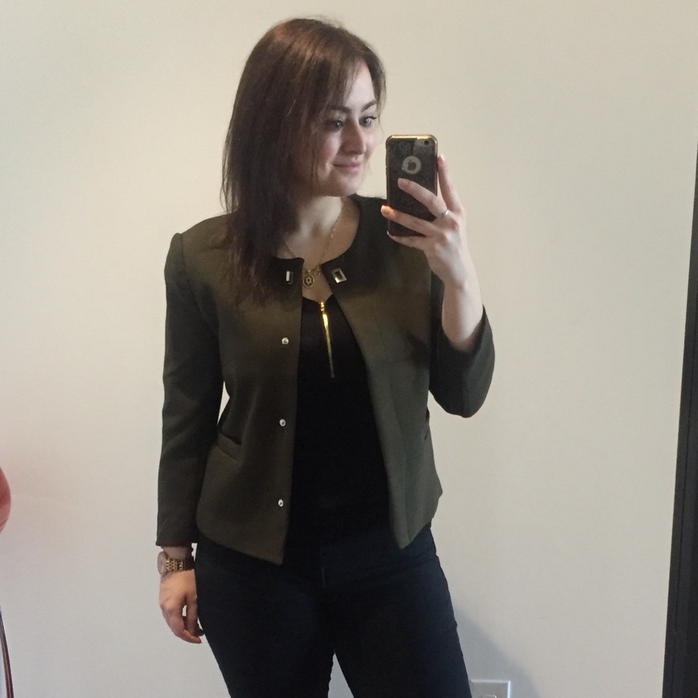 Olive Philosophy Blazer